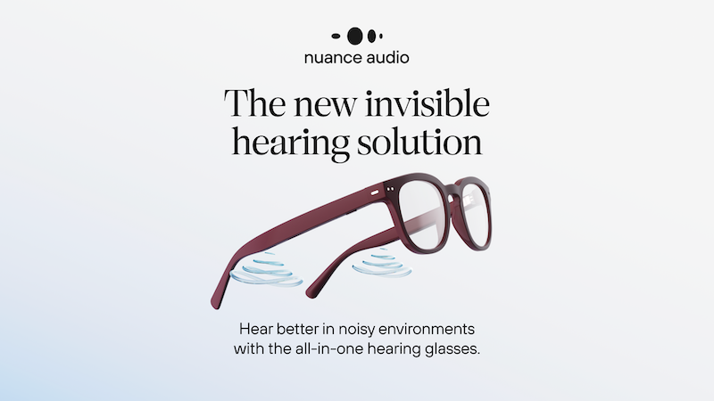 The new invisible hearing solution - nuance audio frames graphic